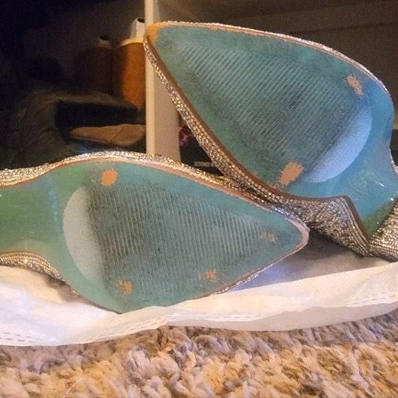 Betsy Johnson Rhinestone Boots - Picture 3 of 3
